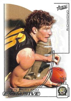 2002 Select AFL Exclusive #56 Ben Holland Front